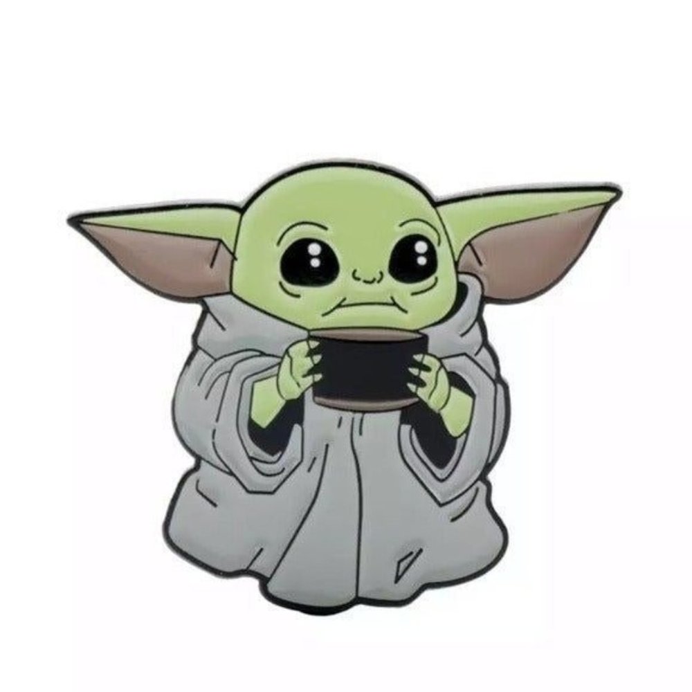 The Child Grogu enamel pin Mandalorian Star Wars flair